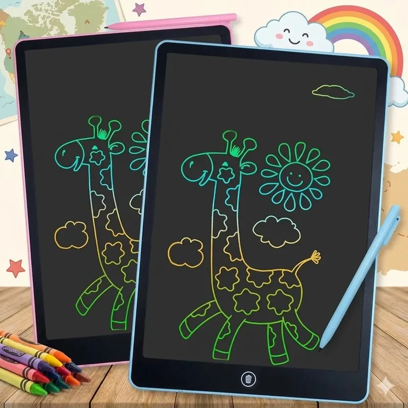 Ardoise Magique Enfant Multicolore Verticale | Trait de Lumière™