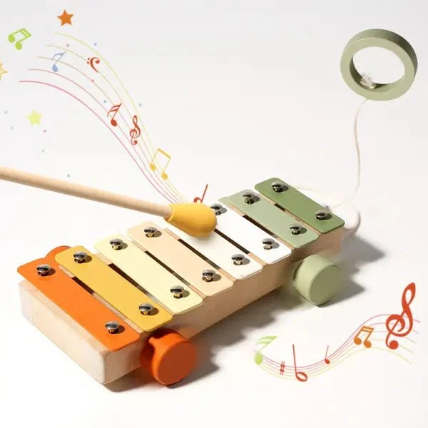 Hochet Bébé | Coffret Instruments Musicaux en Bois