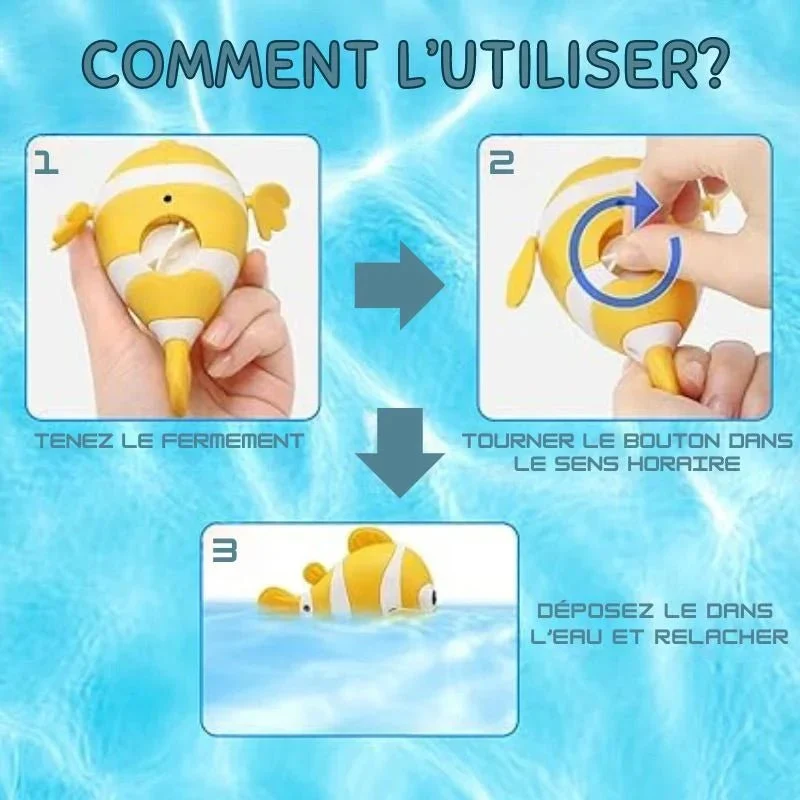 Jouet de Bain Poisson | Flippy-Fish™