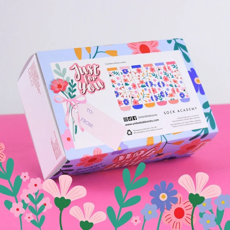 JUSTE POUR VOUS – Coffret 6 Chaussettes Dépareillées | United Oddsocks | Taille 37-42