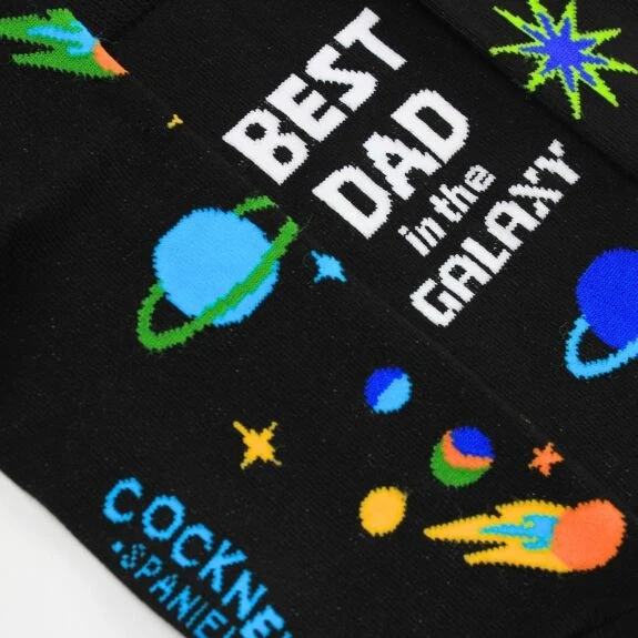 Coffret Chaussettes PAPA – 2 Paires Assorties | Cockney Spaniel | Taille 39-46