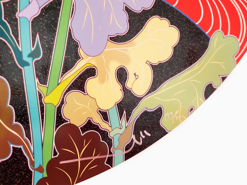 Takashi Murakami - Kansei Korin Red Stream