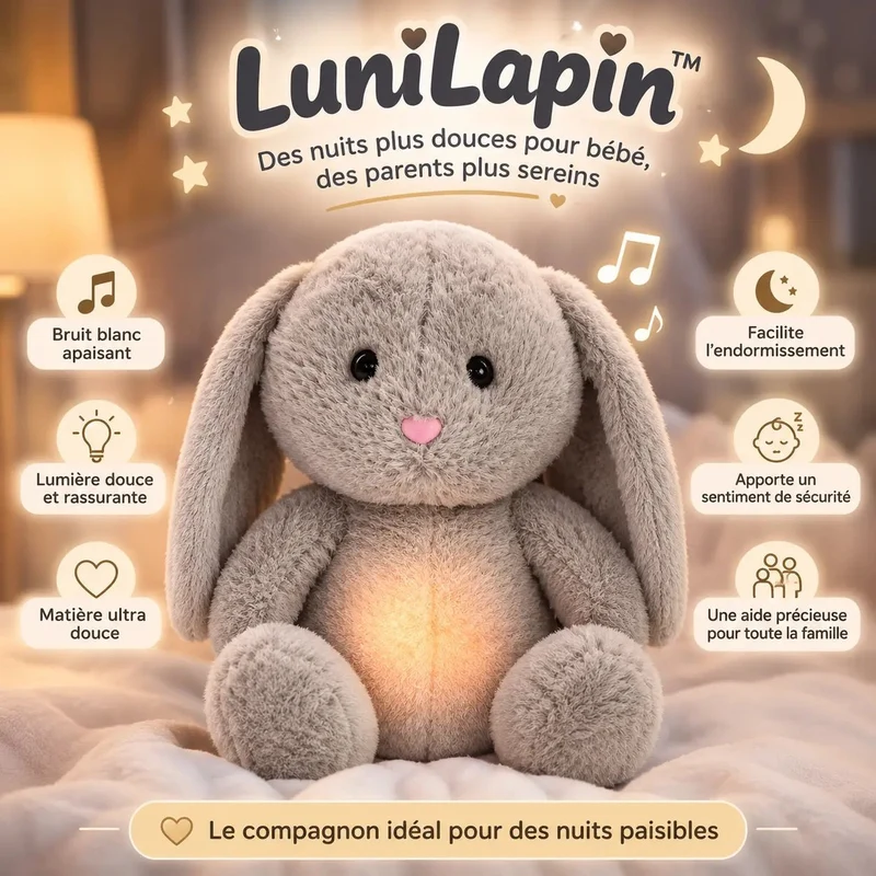Peluche Bruit Blanc | LuniLapin™