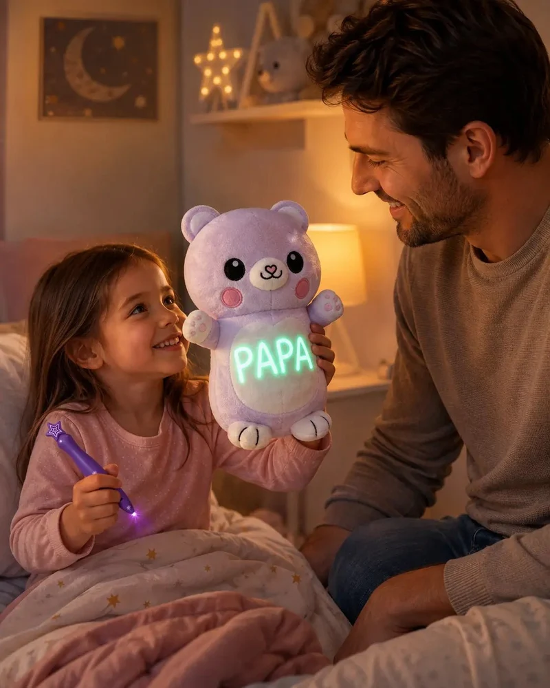 Peluche Lumineuse à Dessiner | LumiDraw™
