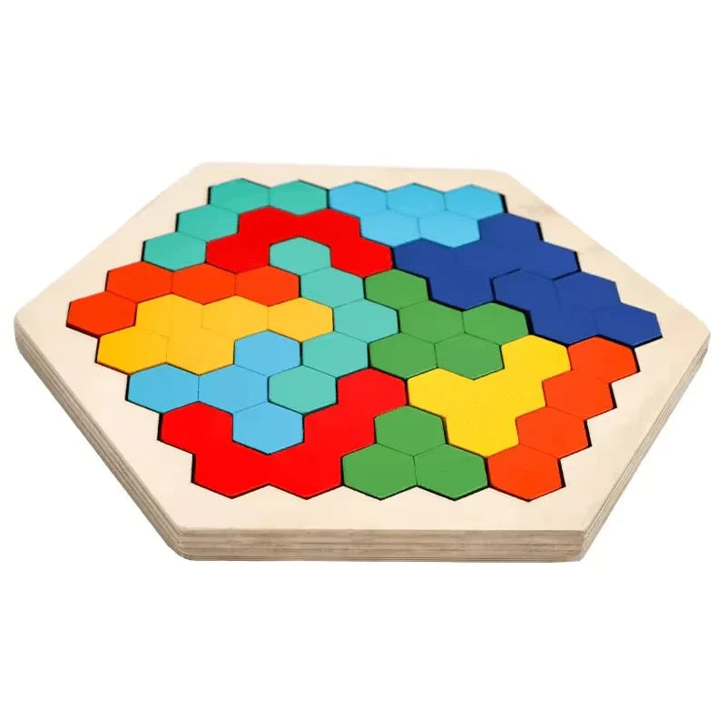 Tangram Montessori en bois | LogiWood™