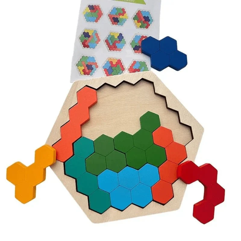 Tangram Montessori en bois | LogiWood™
