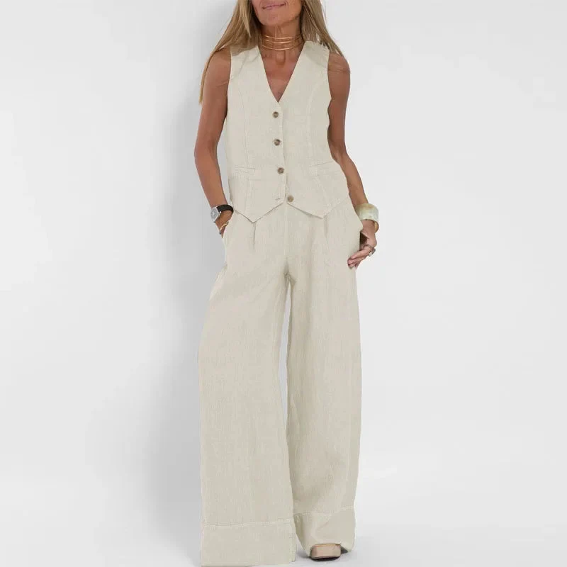 Ensemble en lin et coton - Femme