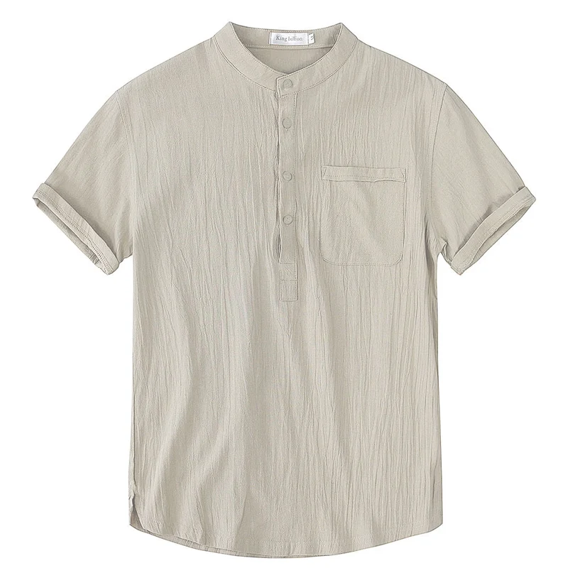 Chemisette homme col mao