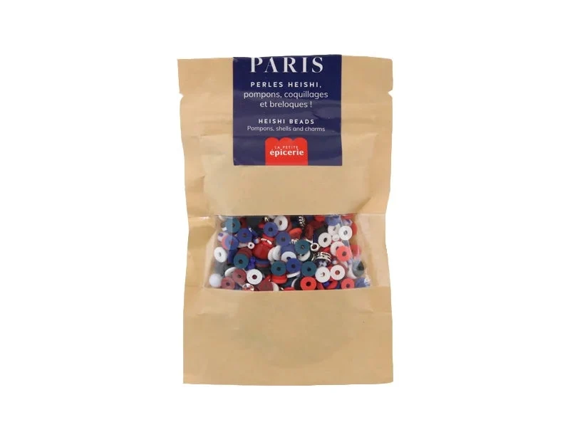 Kit perles heishi et de breloques, fabrication de bijoux - Paris