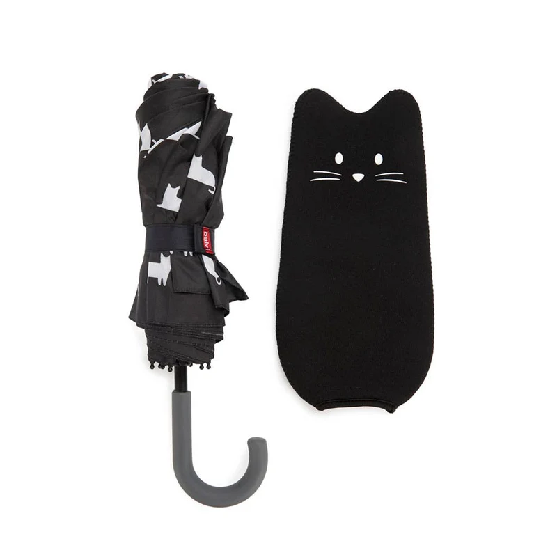 Parapluie Batumbrella – Balvi | Parapluie chauve-souris noir avec étui néoprène