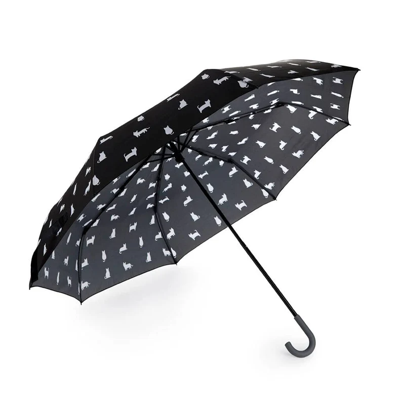 Parapluie Batumbrella – Balvi | Parapluie chauve-souris noir avec étui néoprène