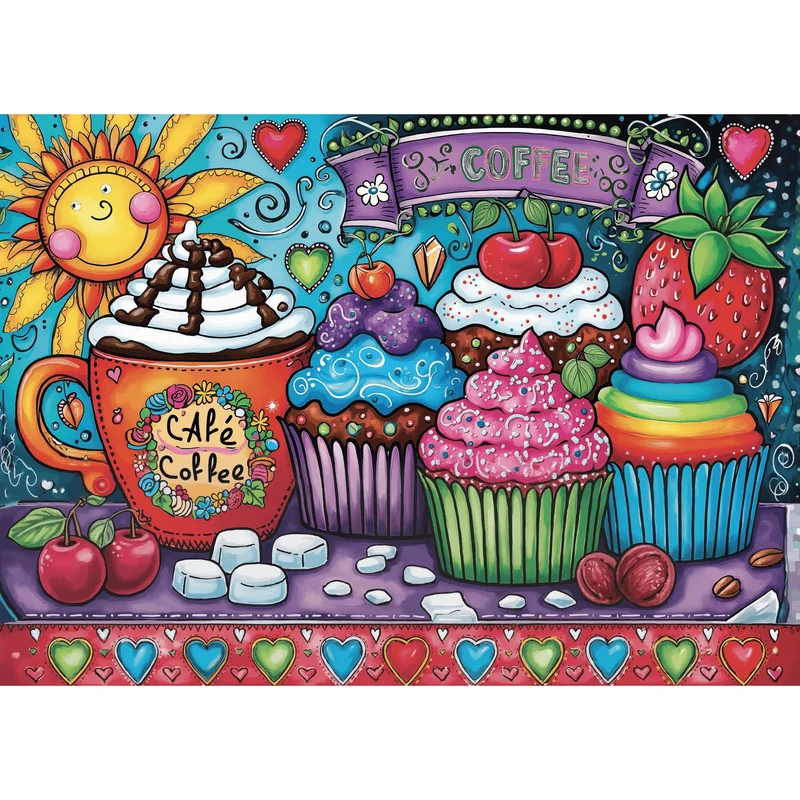 Cupcakes & Coffee (1000 pcs)