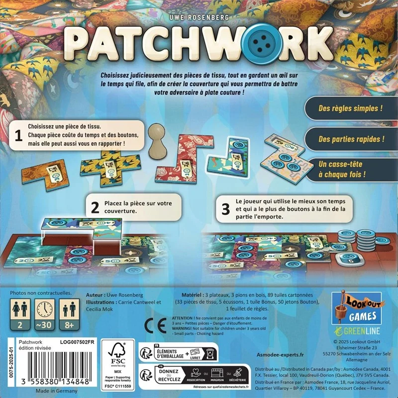 Patchwork Edition révisée 2025