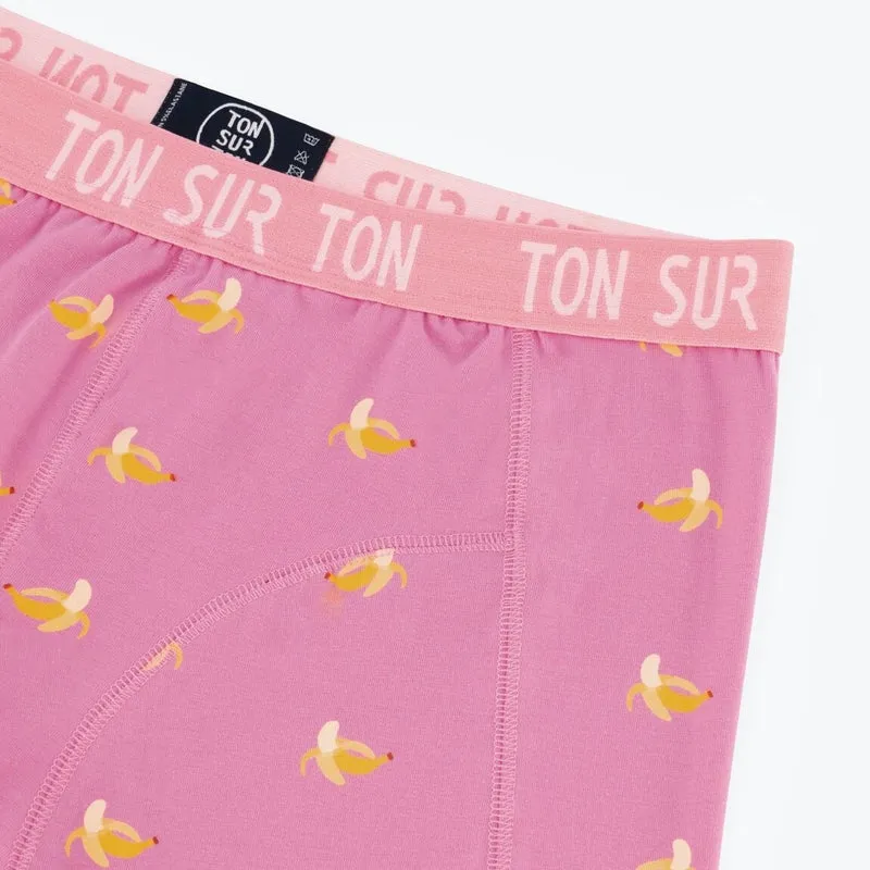 Chaussettes & Boxer Banane en Coton Bio – Cadeau Homme Original