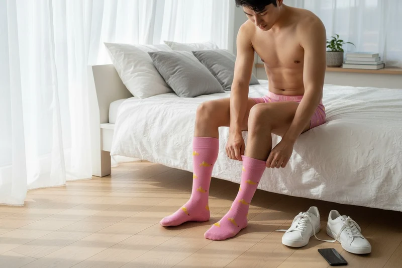 Chaussettes & Boxer Banane en Coton Bio – Cadeau Homme Original