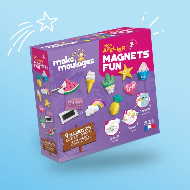 Mako moulages – Mon Atelier Magnets Fun | Kit créatif DIY enfants