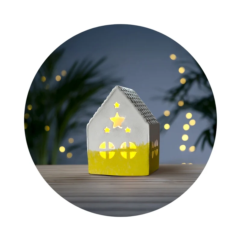 Atelier Créatif Maison Lumineuse – Mako Créations | Kit DIY Adulte à Mouler & Peindre