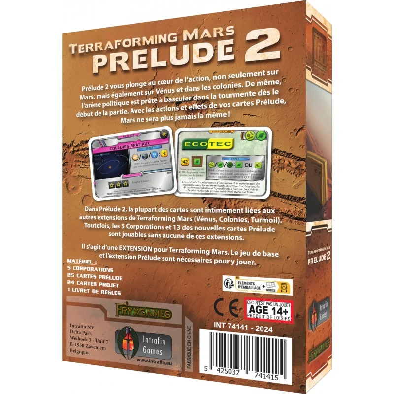 Terraforming Mars Prelude 2