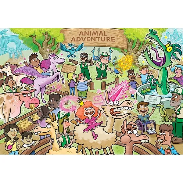 Wasgij Junior #3, Rencontres enchantées ! (240 pcs)