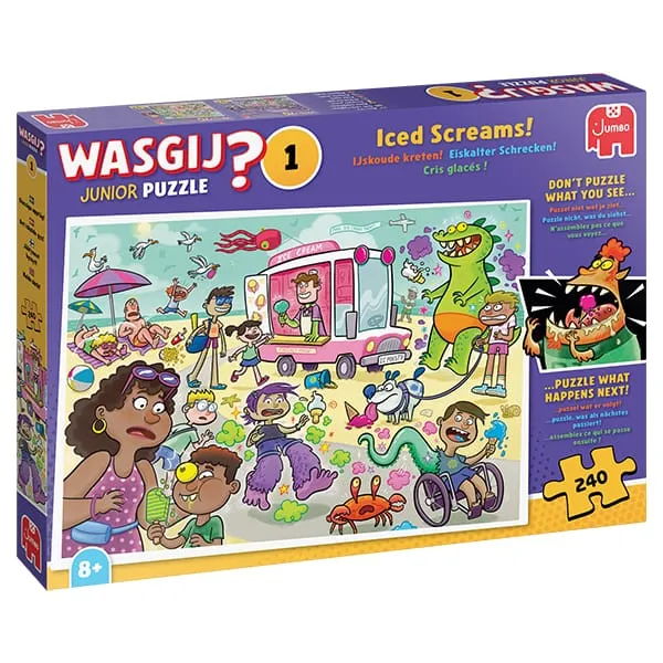 Wasgij Junior #1, Cris glacés ! (240 pcs)