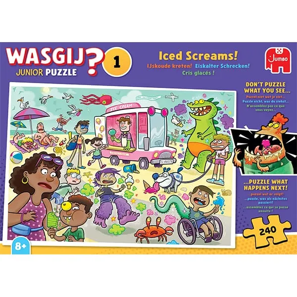 Wasgij Junior #1, Cris glacés ! (240 pcs)
