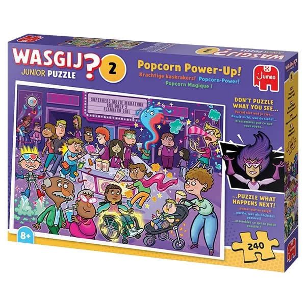 Wasgij Junior #2, Popcorn Magique ! (240 pcs)