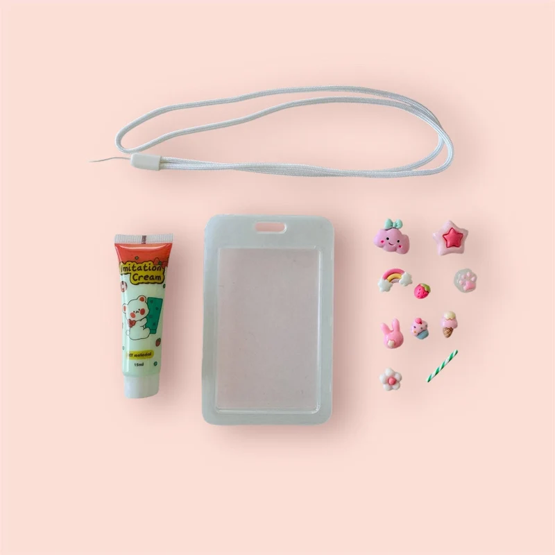 Kit Kawaii Porte Badge DIY – Décoden