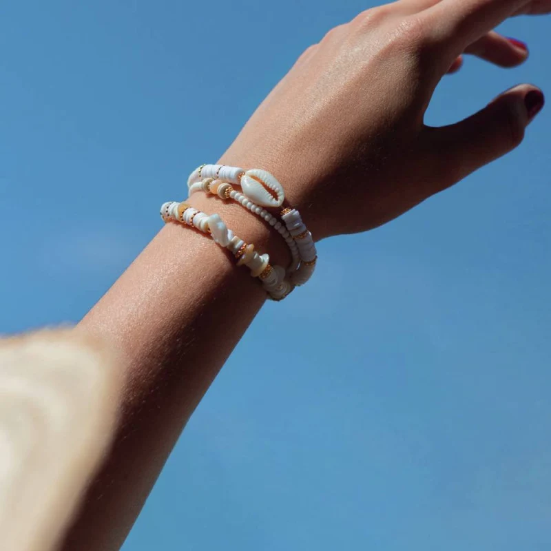 Kit DIY Bijouterie – Mes Bracelets en Perles Heishi | Créez jusqu’à 6 Bracelets Tendance