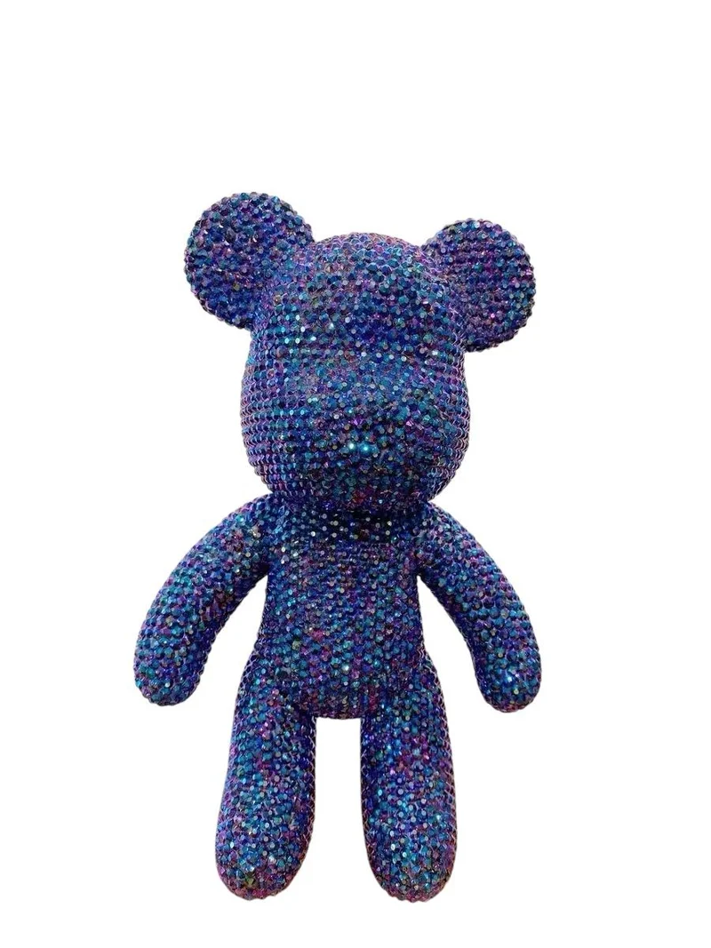 Kit Diamant Painting 5D Ourson Crystal – Figurine 23 cm ou 33 cm | Activité DIY scintillante