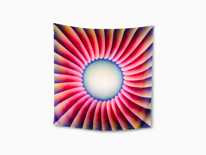 Judy Chicago - Écharpe en soie « Through the Flower »