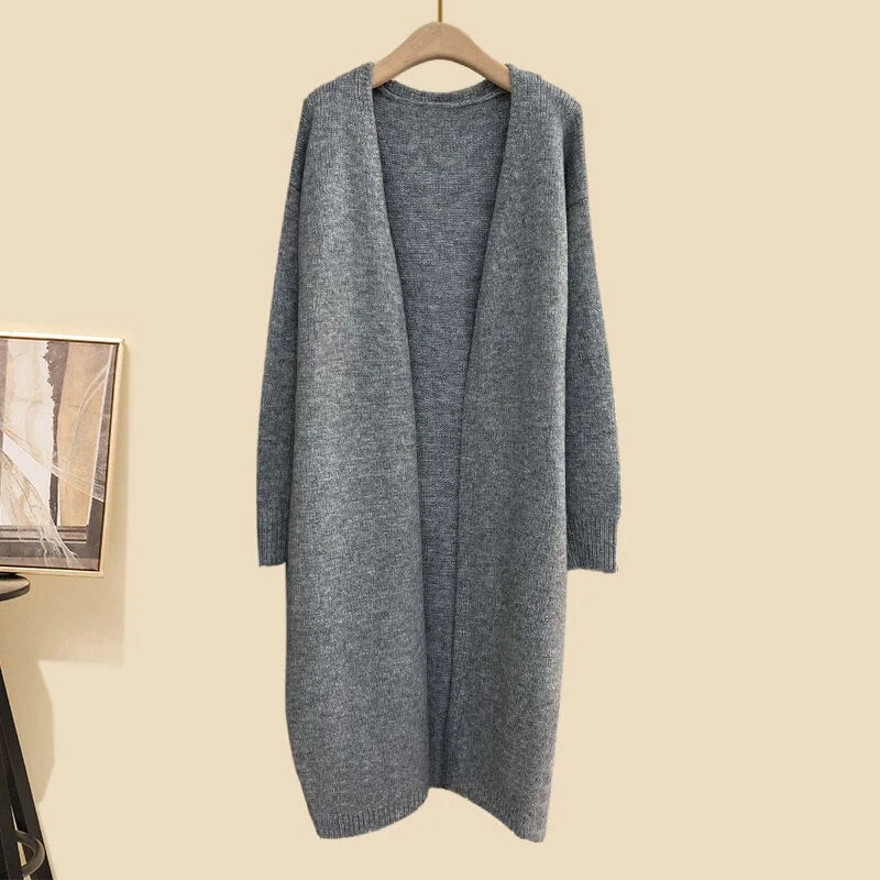 Ensemble 3PCS Col roulé, Pantalon ample & Cardigan - Chaud & Doux