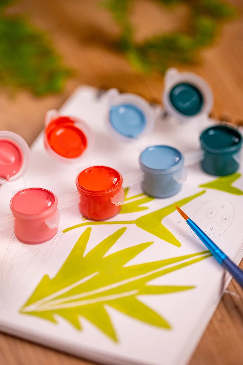 Peinture par numéros – Arches Fleuries | Maison Joliette | Kit créatif écoresponsable