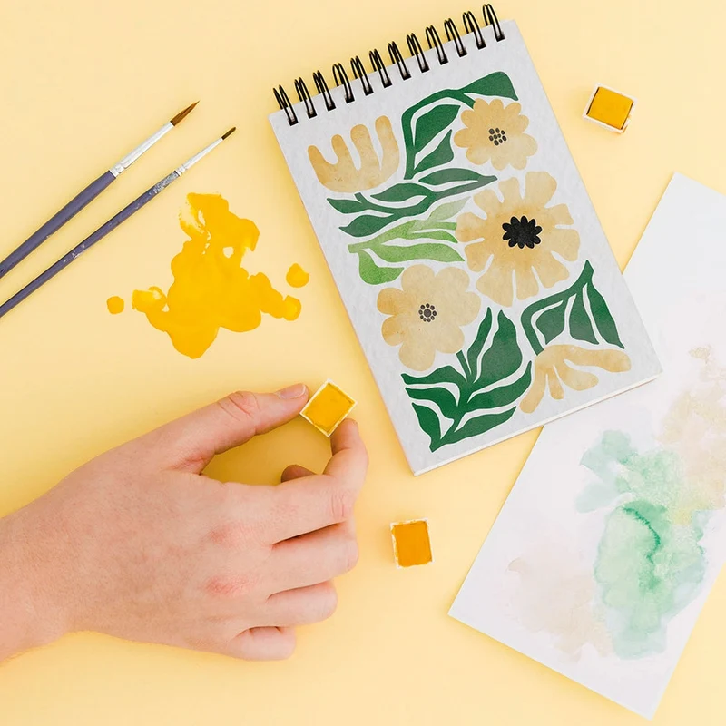 Carnet de Coloriage A6 – Tropical | Maison Joliette | Fabriqué en France