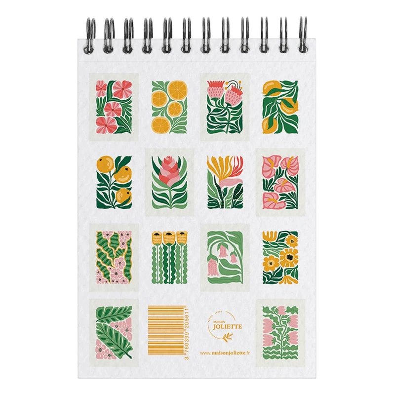 Carnet de Coloriage A6 – Tropical | Maison Joliette | Fabriqué en France