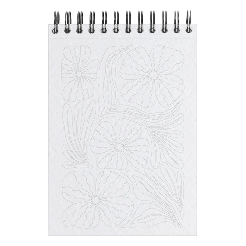 Carnet de Coloriage A6 – Tropical | Maison Joliette | Fabriqué en France