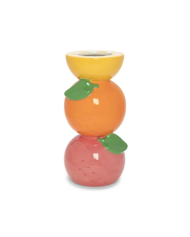 Vase en Céramique Ban.do – Agrumes Empilés | Déco Fraîche et Vitaminée
