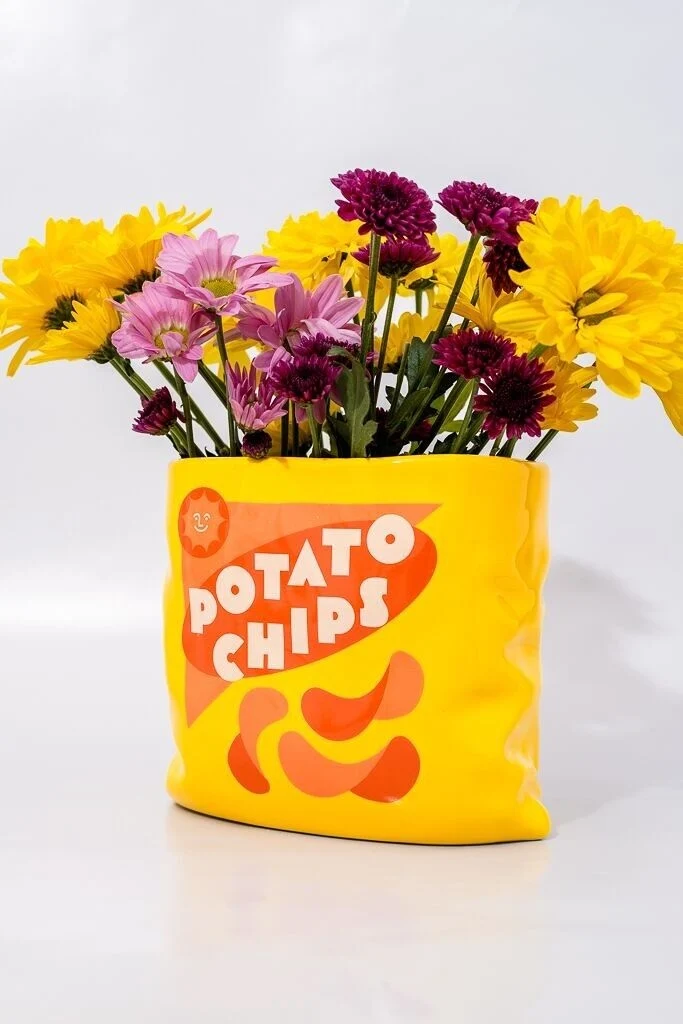 Vase fun et décalé Paquet de Chips - Ban.do