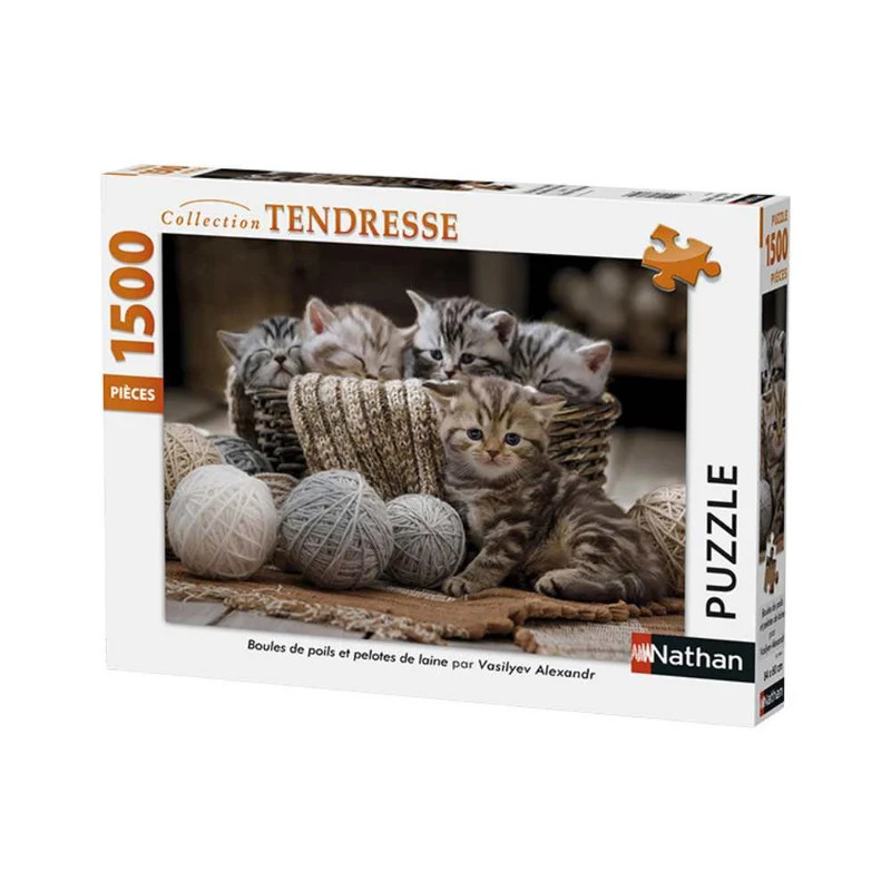 Boules de poils et pelotes. (1500 pcs)