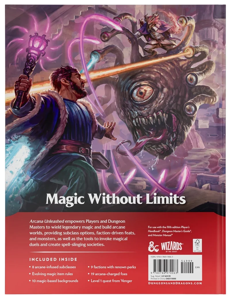 DND RPG Arcana Unleashed HC (EN)