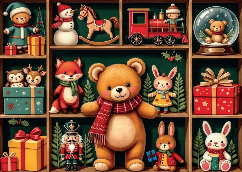 Festive Toy Display (1000 pcs)