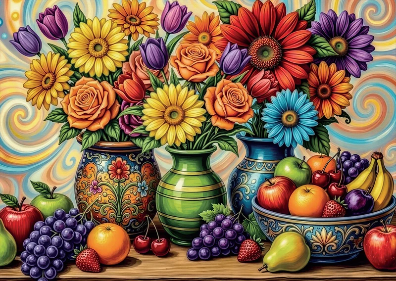 Flower Fruit Delight (1000 pcs)