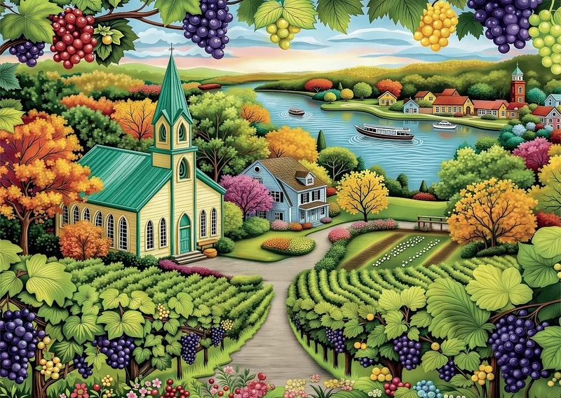 Coastal Vineyard (1000 pcs)