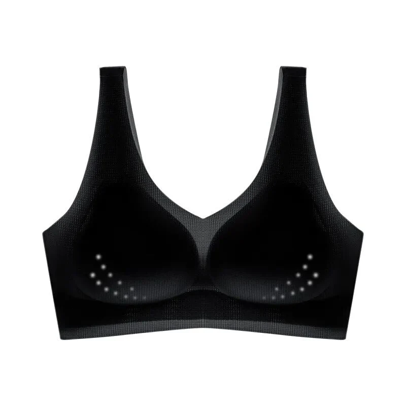 Brassière en Soie Glacée sans couture & 100% respirante