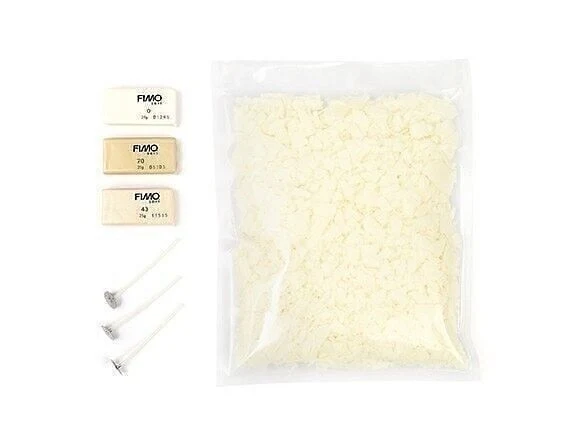Kit FIMO Home Déco – Créez 3 Bougeoirs DIY Effet Terre Cuite