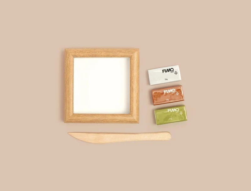 Kit Cadre Miniature Fimo Cafetière – Décoration DIY Miniature