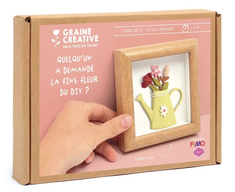 Kit Cadre Miniature Fimo – Arrosoir – Graine Créative