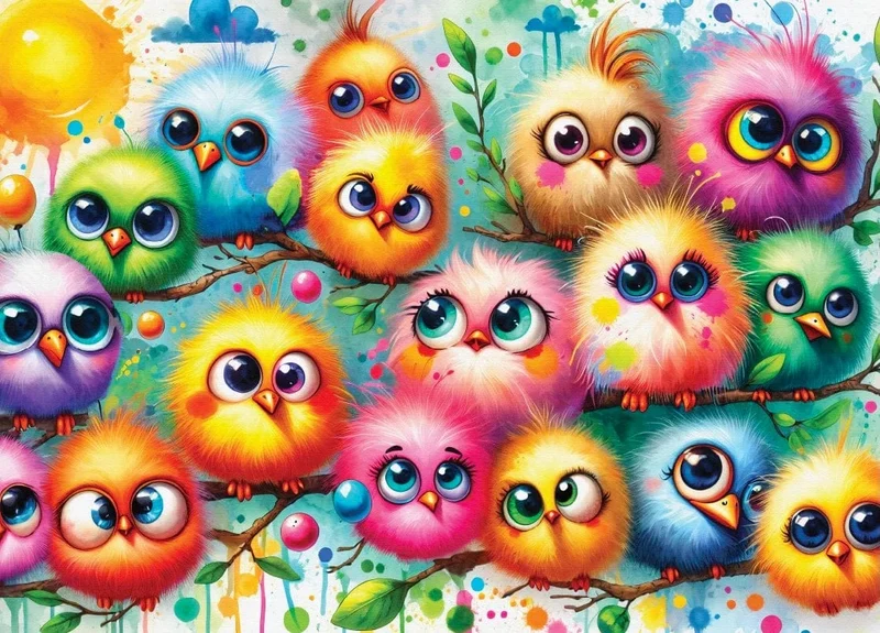 Feathers Of Fun (1000 pcs)