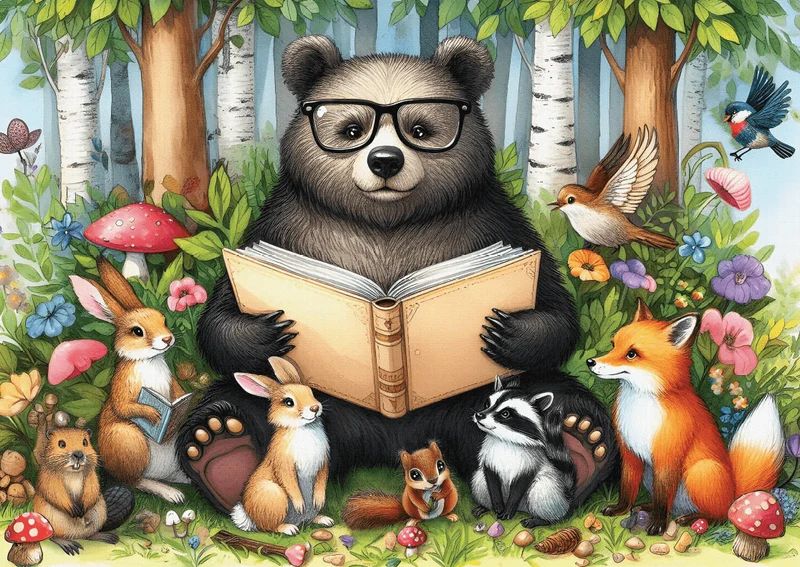 Bear's Storytime Circle (1000 pcs)