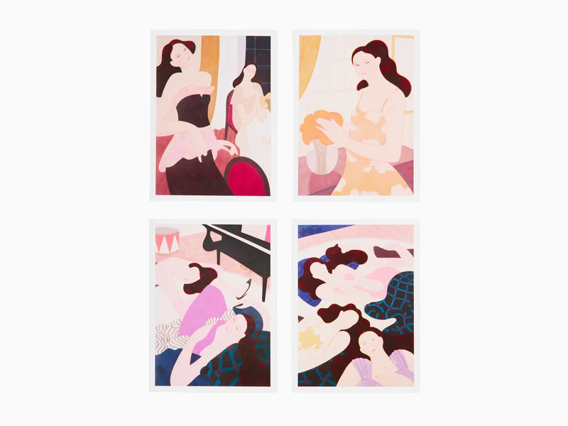 Kelly Beeman - Jeu de cartes postales d'invitation