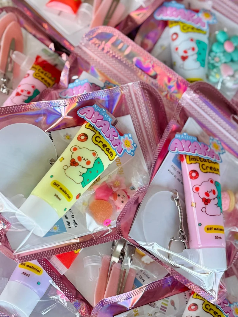 KIT DIY KAWAII PORTE-CLÉS – Activité Loisir Créatif Décoden